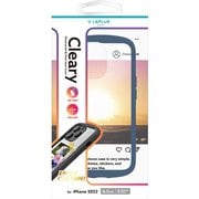 LN-IP22PLCNV [iPhone 14 Pro用 耐衝撃ハイブリッドケース 「Cleary」 ネイビー]