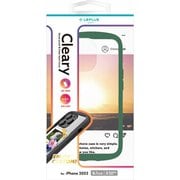 LN-IP22PLCGR [iPhone 14 Pro用 耐衝撃ハイブリッドケース 「Cleary」 ビリジアン]