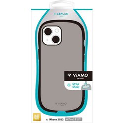 LN-IA22VMPGG [iPhone 14 Plus用 耐衝撃ハイブリッドケース 「ViAMO personal」 TPU＋PC グレージュ]