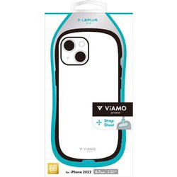 LN-IA22VMPSWH [iPhone 14 Plus用 耐衝撃ハイブリッドケース 「ViAMO personal」 TPU＋PC ソリッドホワイト]