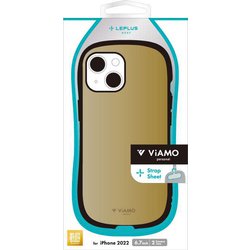 LN-IA22VMPKGD [iPhone 14 Plus用 耐衝撃ハイブリッドケース 「ViAMO personal」 TPU＋PC メタルシャンパン]