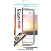 LN-IA22PLCLGY [iPhone 14 Plus用 耐衝撃ハイブリッドケース 「Cleary」 ライトグレー]