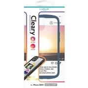 LN-IA22PLCNV [iPhone 14 Plus用 耐衝撃ハイブリッドケース 「Cleary」 ネイビー]