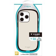 LN-IL22VMPWH [iPhone 14 Pro MAX用 耐衝撃ハイブリッドケース 「ViAMO personal」 ホワイトベージュ]