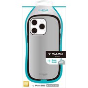 LN-IL22VMPKSV [iPhone 14 Pro MAX用 耐衝撃ハイブリッドケース 「ViAMO personal」 メタルシルバー]
