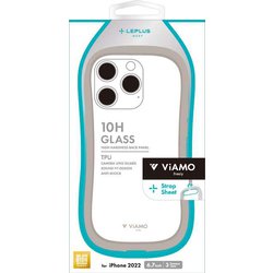 LN-IL22VMFBG [iPhone 14 Pro MAX用 耐傷・耐衝撃ハイブリッドケース 「ViAMO freely」 ベージュ]