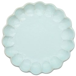 美濃焼 カネコ小兵 輪花 プレート 27cm 空練 555-0110