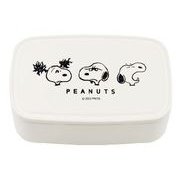 キャラクターグッズ SPMU-027 PEANUTS スヌーピー パックランチ Lサイズ モノクロユニークシリーズ