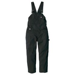 D-769 [Dickies T/Cストレッチ オーバーオール ブラック SS]
