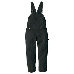 D-769 [Dickies T/Cストレッチ オーバーオール ブラック LL]