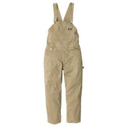 D-769 [Dickies T/Cストレッチ オーバーオール カーキ LL]