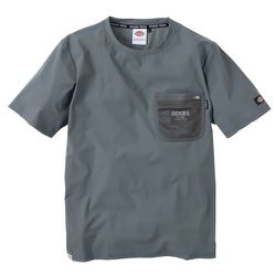 D-787 [Dickies 半袖Tシャツ グレー LL]