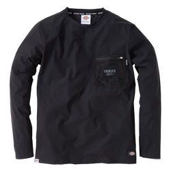 D-788 [Dickies 長袖Tシャツ ブラック 4L]