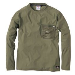 D-788 [Dickies 長袖Tシャツ アーミー SS]
