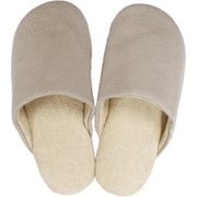 Ag+除菌生活 安心スリッパ ソフティ2 L 約25cm~27cm ベージュ