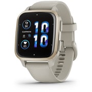 Venu Sq 2 Music (ヴェニュー エスキュー 2 ミュージック) French Gray/Cream Gold GPSスマートウォッチ Suica対応 010-02700-72