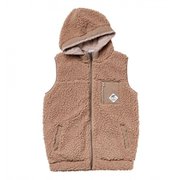 ボアベスト MINI ROXY WAVES VEST TZP224082 BGE 140サイズ [アウトドア ベスト キッズ]