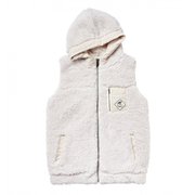 ボアベスト MINI ROXY WAVES VEST TZP224082 NAT 130サイズ [アウトドア ベスト キッズ]