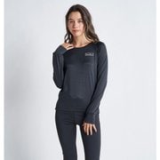 BIG ON L/S RLT224545 BLK Lサイズ [ランニングウェア シャツ レディース]