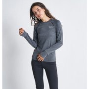 BIG ON L/S RLT224545 CHA Mサイズ [ランニングウェア シャツ レディース]