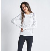 BIG ON L/S RLT224545 WHT Mサイズ [ランニングウェア シャツ レディース]