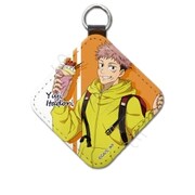 SYNC-JUJULC-A 呪術廻戦 レザーチャーム A 虎杖悠仁 [キャラクターグッズ]