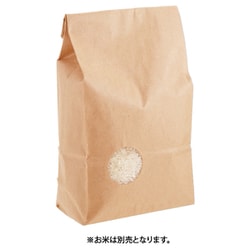 シモジマ 米袋 無地 テープ 窓付き 1KG 未晒 4193043