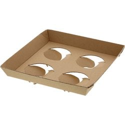 4247907 [HEIKO Dカップキャリーホルダー 4ケ用 クラフト]