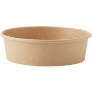 4500009 [HEIKO 食品容器 未晒ペーパーボウル 浅型 500ml 25個]