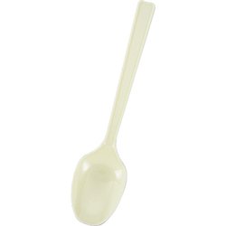 HEIKO プラスチックスプーン アイボリー 16cm バラ 4513002
