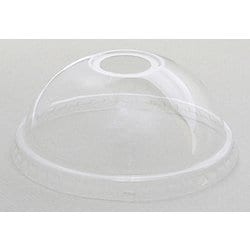 HEIKO 透明カップ ドームフタ 95mm口径用 穴付き 4527114