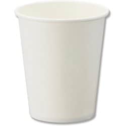HEIKO ペーパーカップ アイス・ホット兼用 ホワイト 8オンス（最大約295ml） 50個 4535991