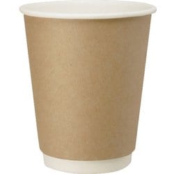 HEIKO 二重断熱カップ 8オンス（240ml） クラフト 4537003