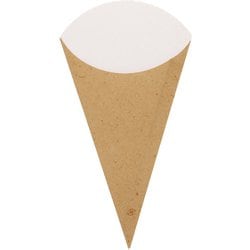 HEIKO 三角ポテト袋 クラフトナチュラル L 4738234