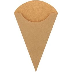HEIKO スナック三角袋 未晒無地 17-28 4738296