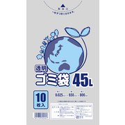 HEIKO ゴミ袋 LD 透明 025 45L 6604800