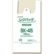 シモジマ レジ袋 レジバッグ ナチュラル SK-45 6903514