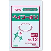 6612053 [HEIKO 規格ポリ袋 ヘイコーポリ 03 No.12 穴あり]