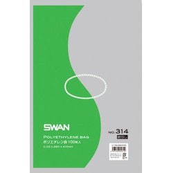 6616194 [スワン ポリ規格袋 スワン No.314 紐なし]