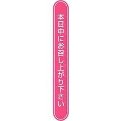 HEIKO タックラベル No.807本日中ピンク 75×10 7062304