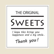 HEIKO ギフトシール Sweets スクエアホワイト 7062311