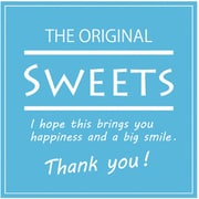 HEIKO ギフトシール Sweets スクエアブルー 7062312