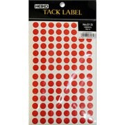 HEIKO タックラベル φ9 No.013 赤 7062631