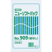 6694909 [HEIKO 極薄HDポリ袋 ニューソフトパック No.909 紐なし]