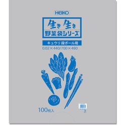 6721901 [HEIKO 野菜袋 #20 キュウリ段ボール用]