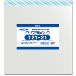 6742800 [HEIKO OPP袋 クリスタルパック テープ付 T 21-21]
