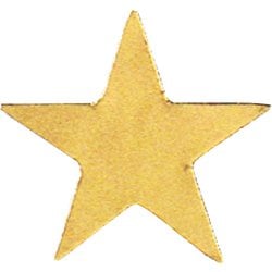 HEIKO タックラベル 星型 23×25 No.330 金 7073123