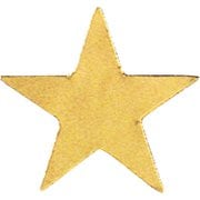 HEIKO タックラベル 星型 23×25 No.330 金 7073123