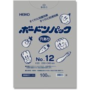6763312 [HEIKO ボードンパック プラマーク入り #20 No.12 穴あり]