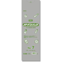 6763377 [HEIKO ボードンパック プラマーク入り #25 No.7 穴なし]